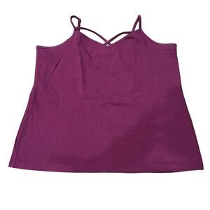 TORRID Women's Cross Front Tank Wine Size 5X